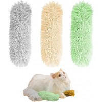 Cat Catnip Toys Cat Pillows, 3 Pack Interactive Cat Toys for Indoor Cats, Soft and Durable Crinkle Sound Catnip Plush Toys, Cat Kicker Toys, Promotes Kitten Exercise and Keep Cats Fit