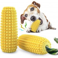 Dog Chew Toys for Aggressive Chewers, Indestructible Tough Durable Squeaky Interactive Dog Toys, Puppy Teeth Chew Corn Stick Toy for Small Meduium Large Breed